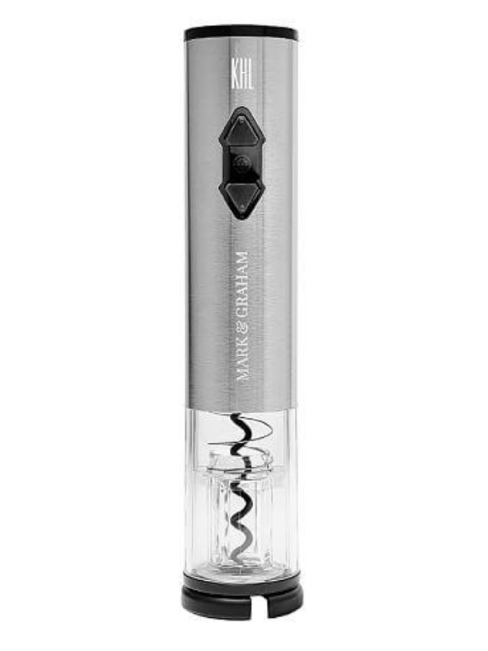 NWT Mark & Graham Electric Wine Opener Stainless Steel Corkscrew